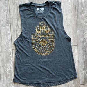 ♥️NBRHD - STEEL GREY SLEEVELESS T♥️
